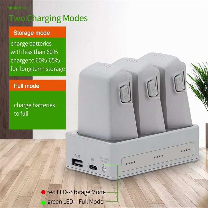 Drone Charging Hub - B92B: محور شحن ثلاثي الاستخدامات لطائرة