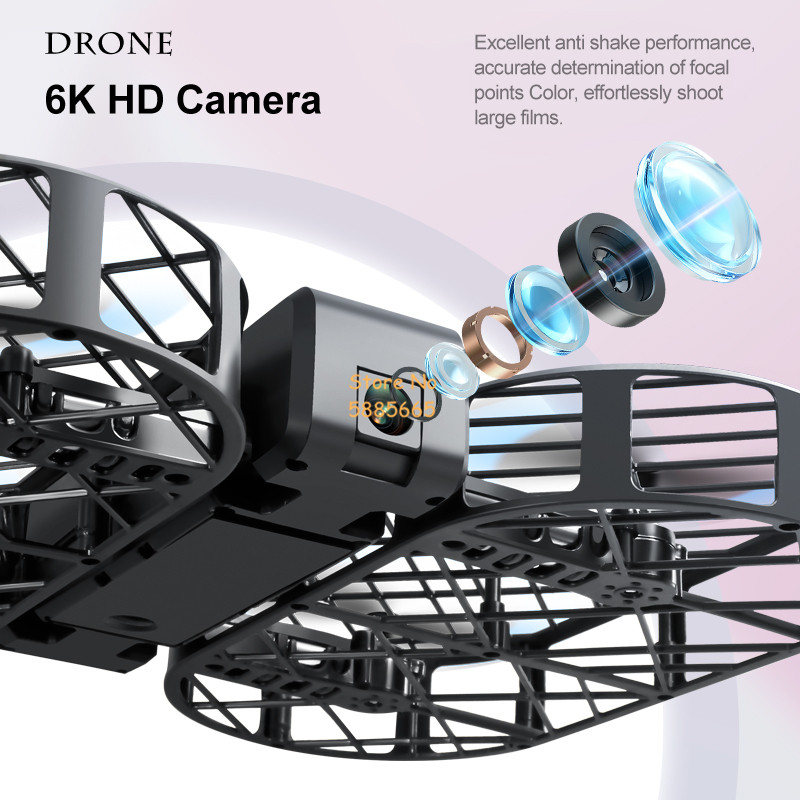 كاميرا 8K عالية الدقة 360 °    - مراجعة Drone Remote Controller Lanyard وسعره