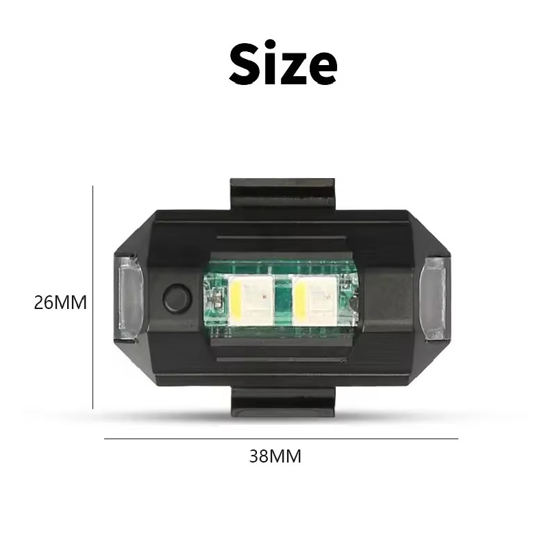 أضواء LED متعددة الاستخدامات ل - مراجعة Drone Strobe Light وسعره