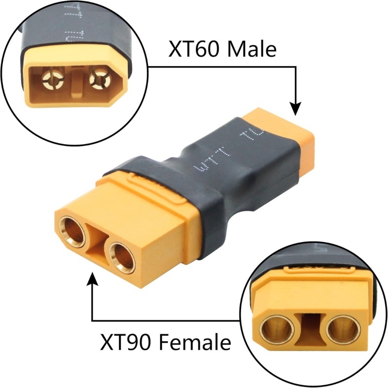قطعتان/مجموعة، محول قابس XT90  - مراجعة Drone Battery Adapter وسعره