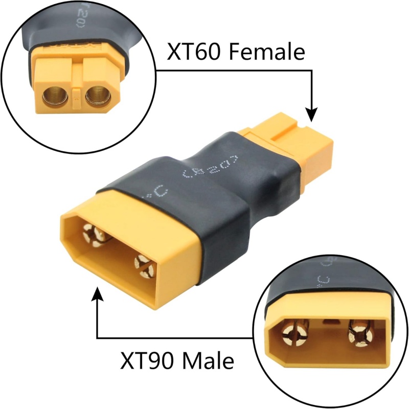 قطعتان/مجموعة، محول قابس XT90  - مراجعة Drone Battery Adapter وسعره