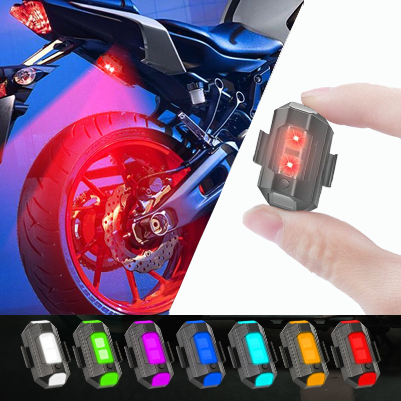 4x مصباح تحذير LED RGB مضاد لل - مراجعة Drone Strobe Light وسعره