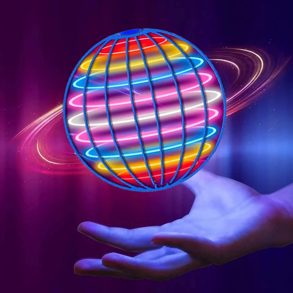 Flyorb كرة طائرة سحرية مع أضوا - مراجعة Drone Strobe Light وسعره