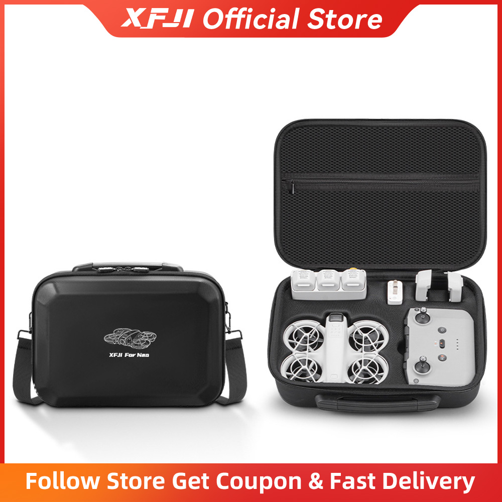 حقيبة حمل XFJI متوافقة مع DJI  - مراجعة Drone Hard Shell Case وسعره